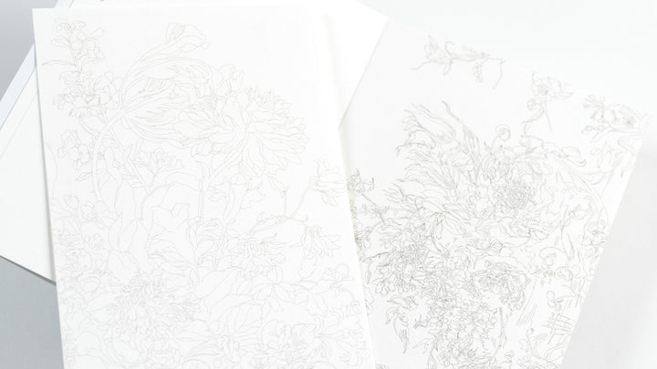 Floral Images | Coloring Postcards