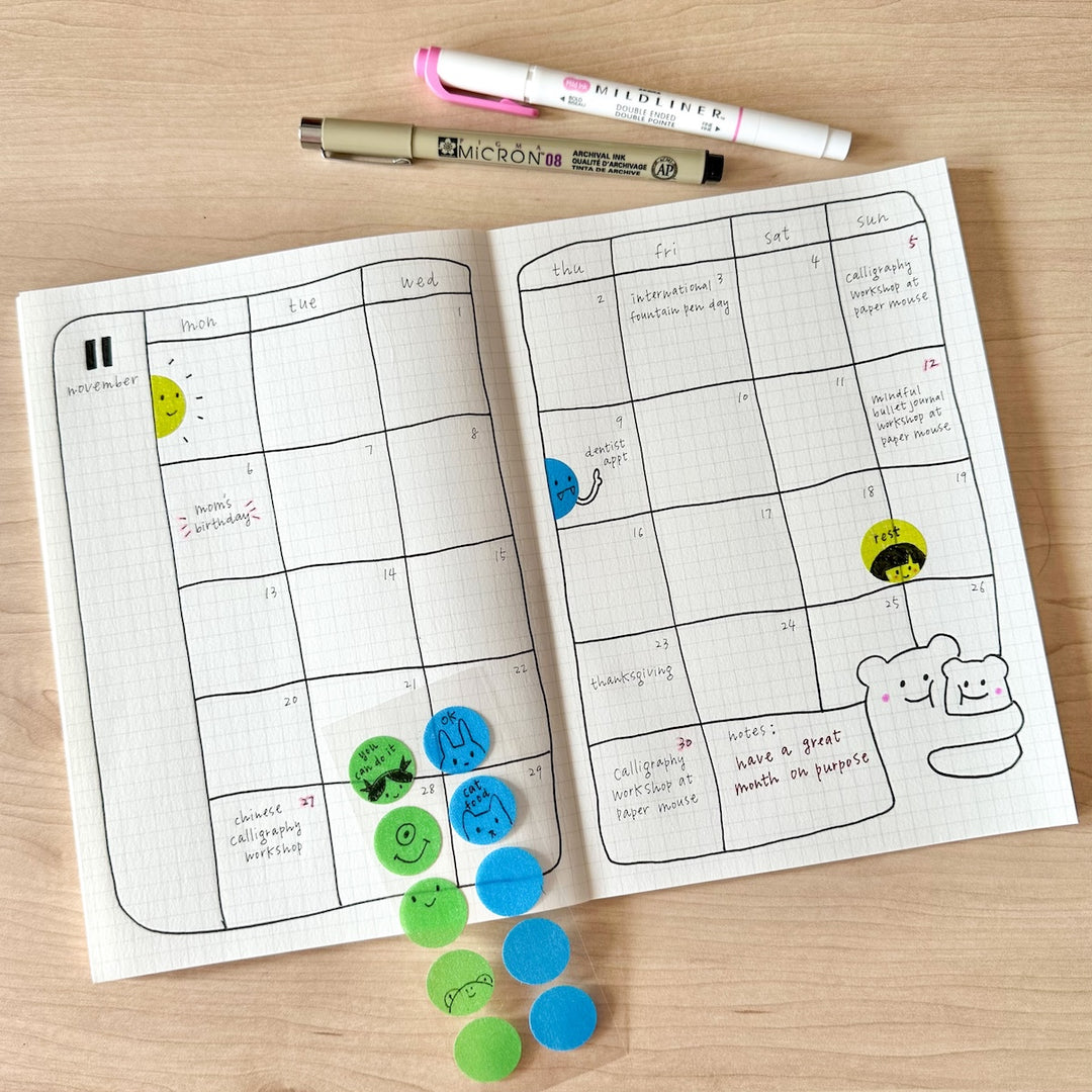 Bullet Journal Visual Examples Mindful Bullet Journaling + Illustration Techniques – The Paper Mouse