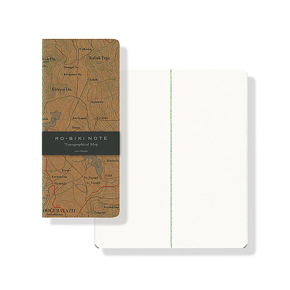 Ro-Biki Notebook | Plain | Topographical Map