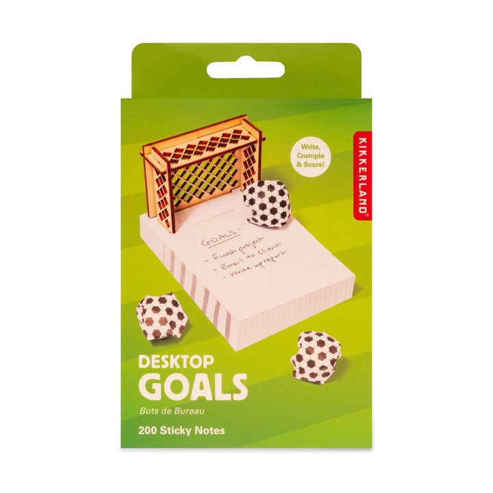 Desktop Soccer Goals Note Pad