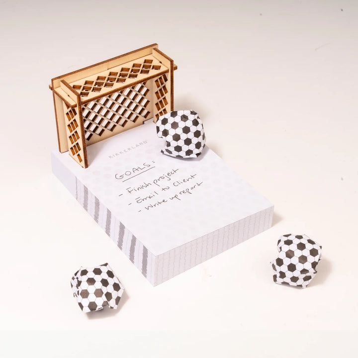 Desktop Soccer Goals Note Pad