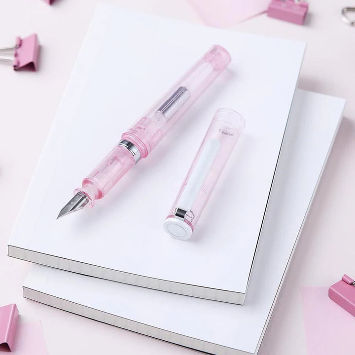 Compass TUZU ADJUST Fountain Pen | Glassy Crystal Cherry