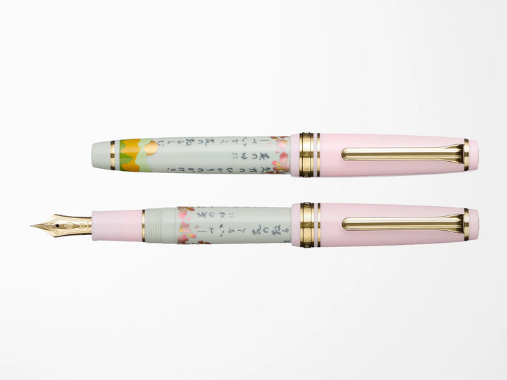 Pro Gear Slim Fountain Pen | Seasonal Waka Poetry | Spring | Limited Edition