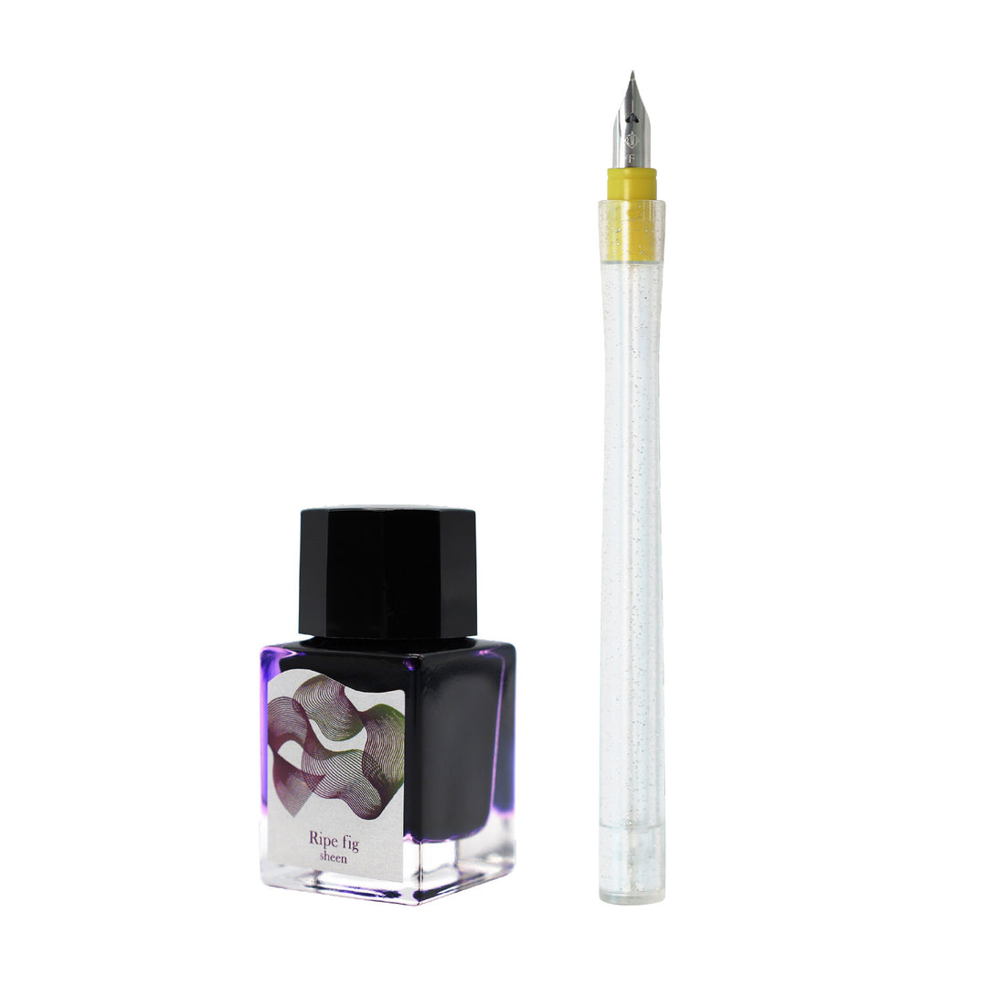 Compass Dipton Dip Pen with Sheening Ink Set | Ripe Fig | Limited Edition