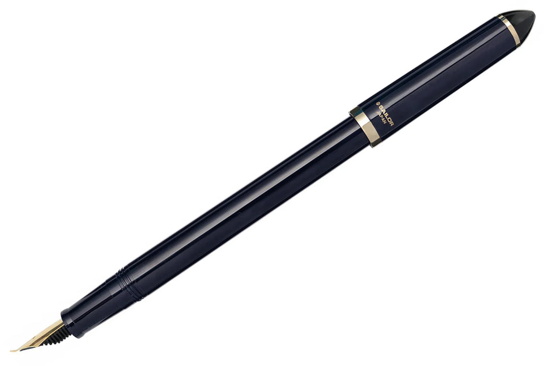 Compass Fude De Mannen Fountain Pen | Navy | 40 Degree Fude Nib