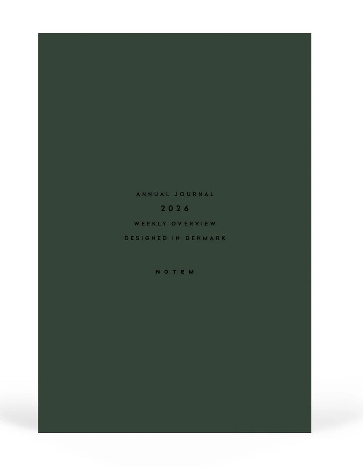 2026 ALVA Annual Journal Planner | Dark Green