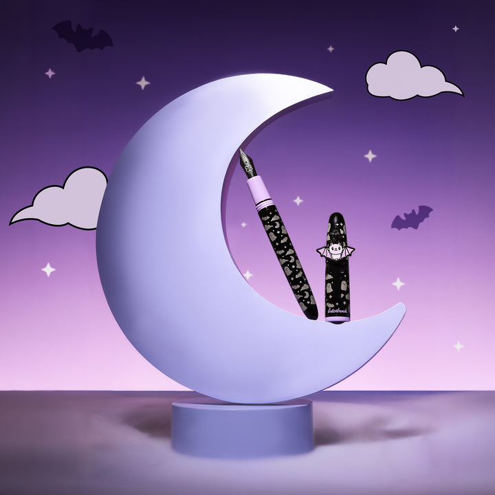 Esterbrook x Sweet Kawaii Design Estie Fountain Pen | Sweetly Haunted with Bat | Limited Edition
