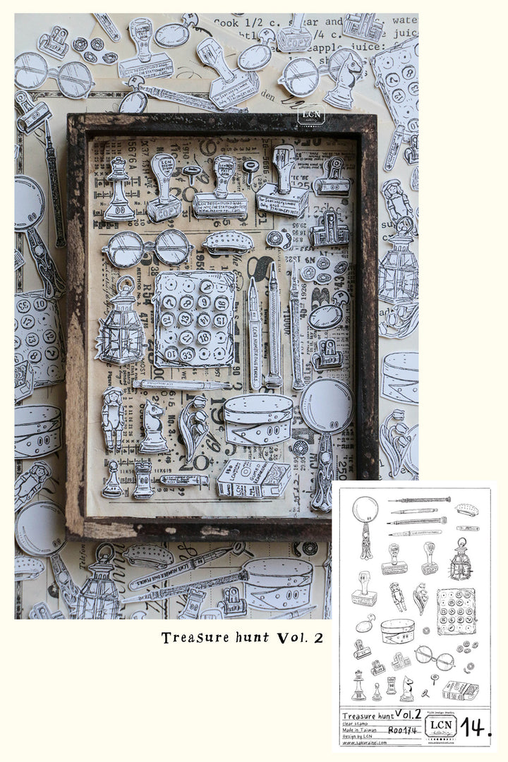 LCN Treasure Haul Vol. 2 Clear Stamp Set