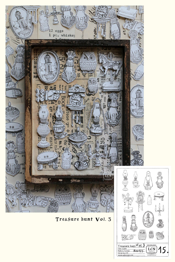 LCN Treasure Haul Vol. 3 Clear Stamp Set