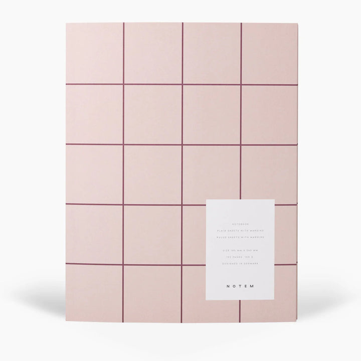 UMA Large Lined Notebook | Rose Pink