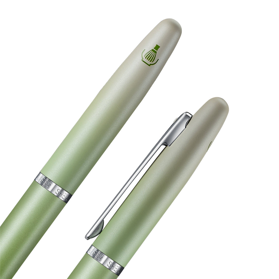 Sheaffer VFM 9431 Matcha Edition Fountain Pen | Green Ombre Gradient with Chrome Trim