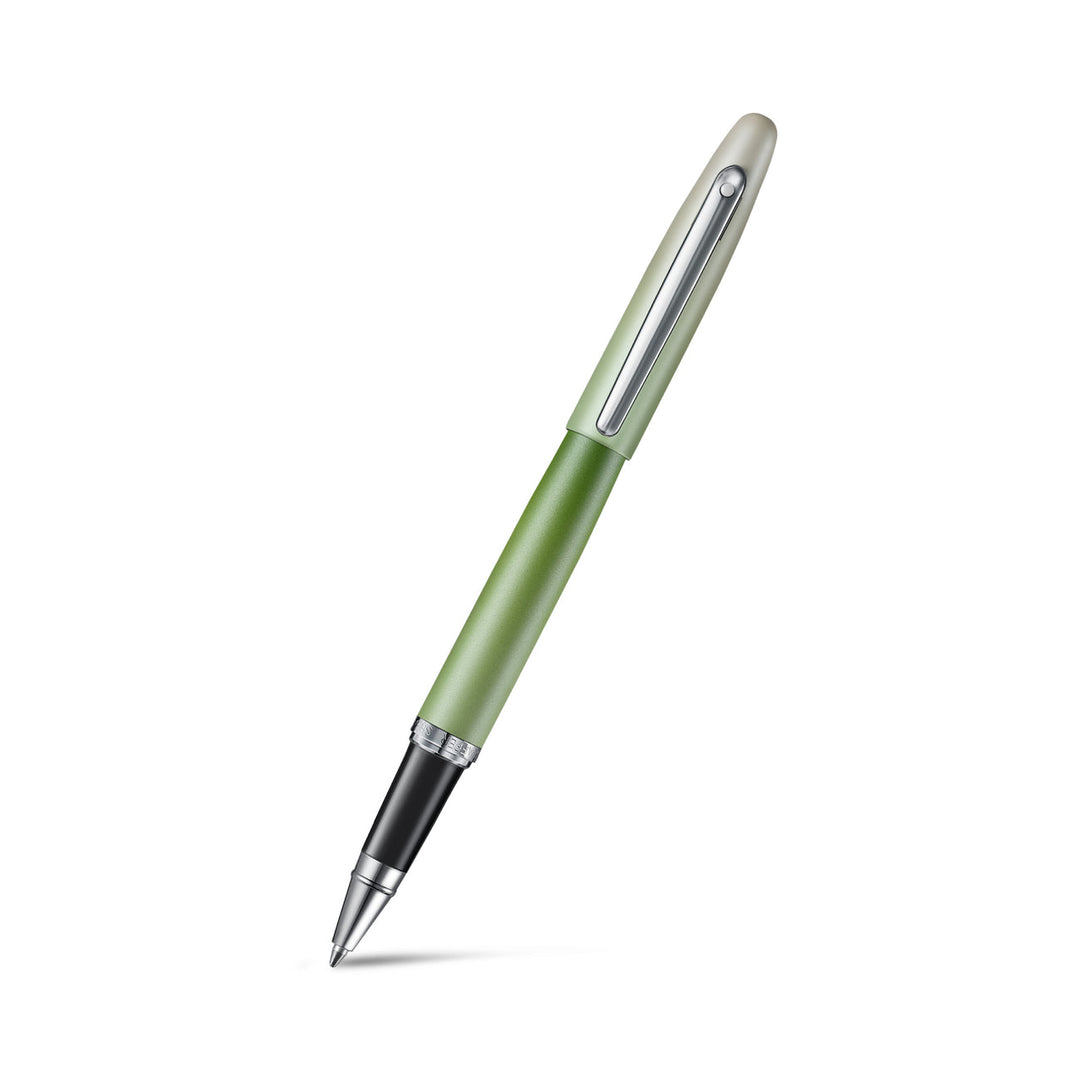 Sheaffer VFM 9431 Matcha Edition Rollerball Pen | Green Ombre Gradient with Chrome Trim