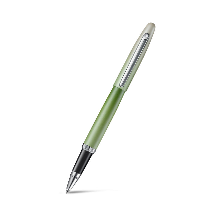 Sheaffer VFM 9431 Matcha Edition Rollerball Pen | Green Ombre Gradient with Chrome Trim