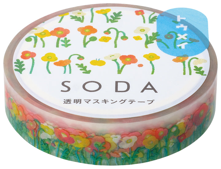 Poppy SODA Transparent Sticker Tape