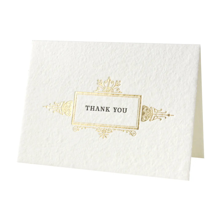 Gilded Foil Thank You | 6 Card Set