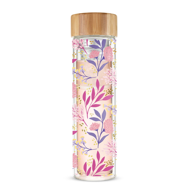 Blair Glass Travel Bottle with Tea Infuser
