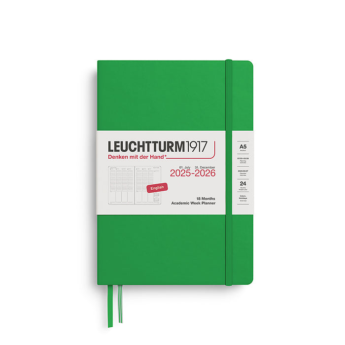 2025-2026 Academic Weekly Planner | 18 Months | Spring Leaf