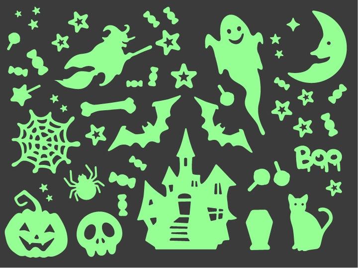 Halloween Essentials Glow in the Dark Stickers