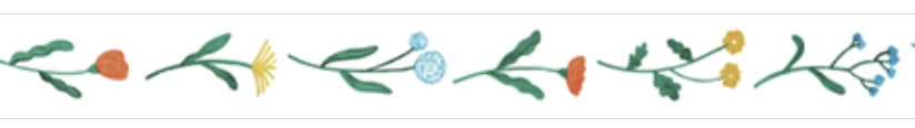 Flower SODA Transparent Sticker Tape