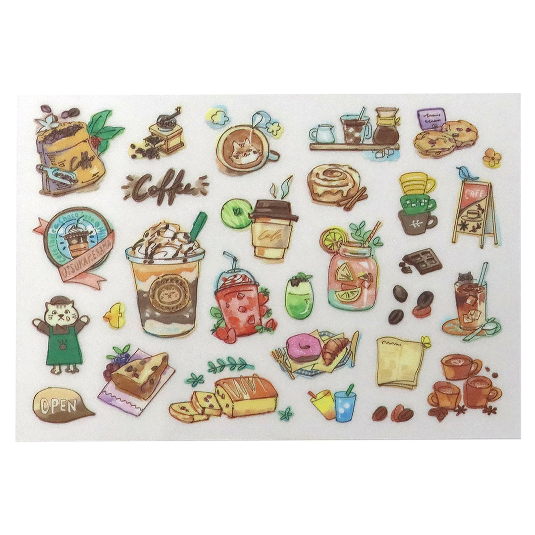 Cafe Ironless Fabric Stickers