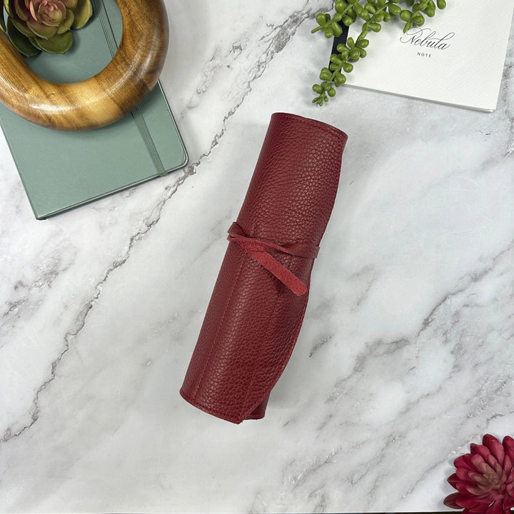 Crimson Ember Red 10 Pen Roll