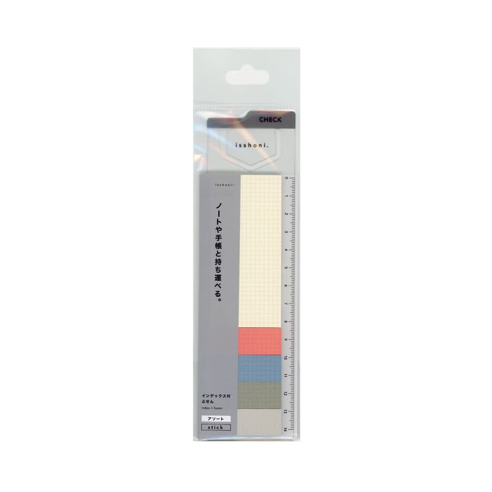 Isshoni. Mini Index Sticky Notes Bookmark