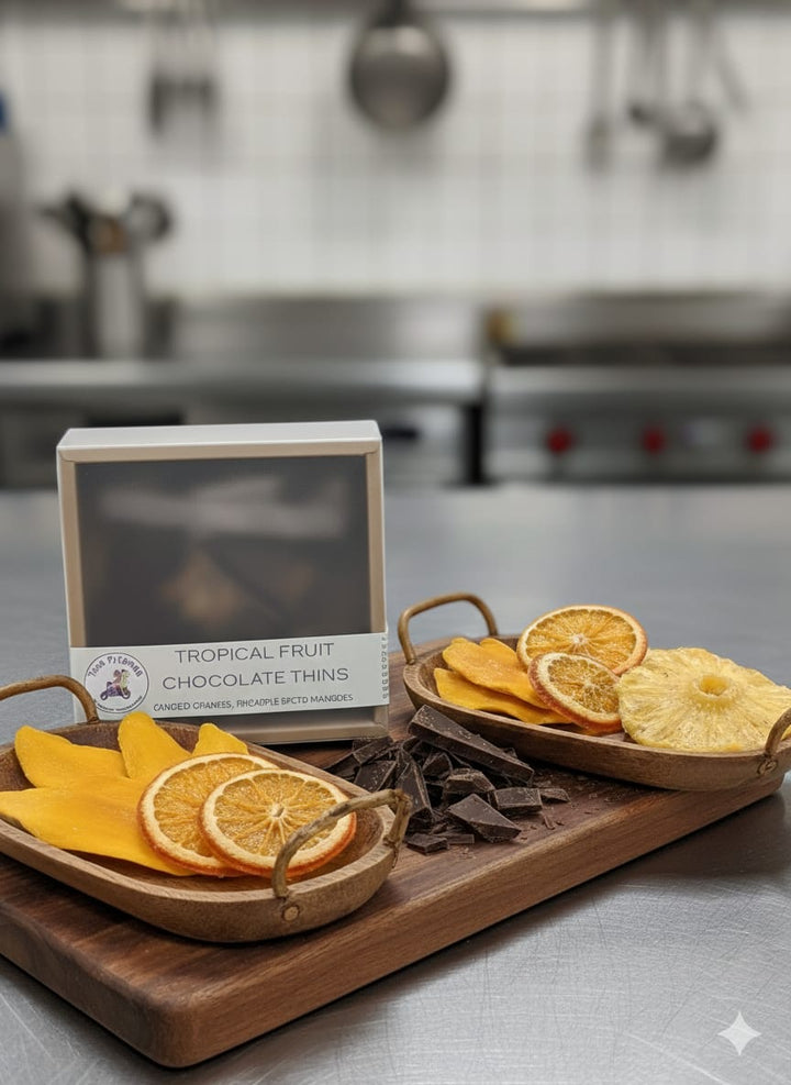 Tropical Fruit Chocolate Thins