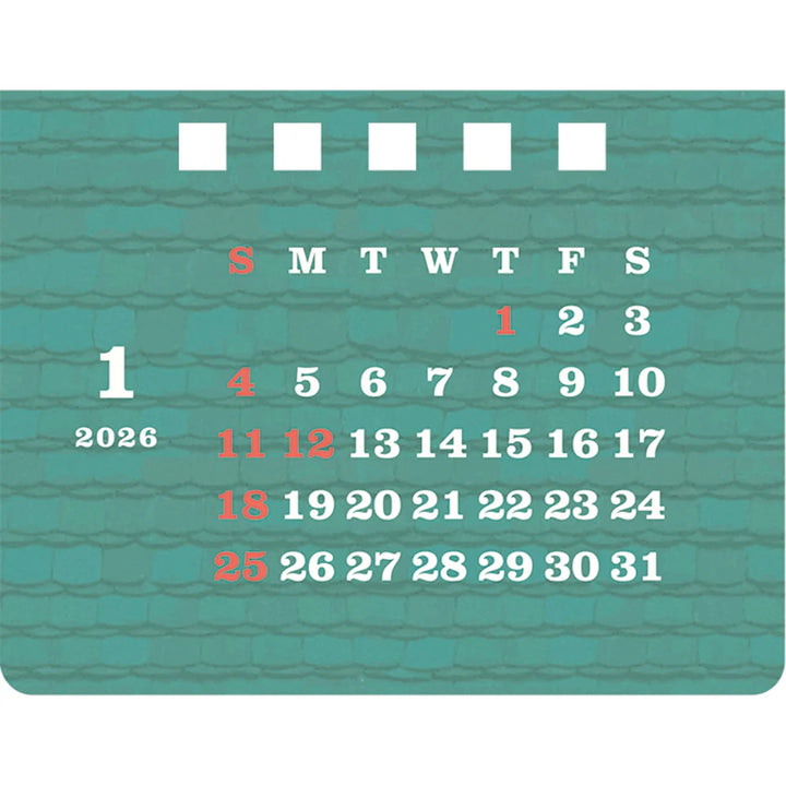 2026 Mini Desk Calendar | Flower Store