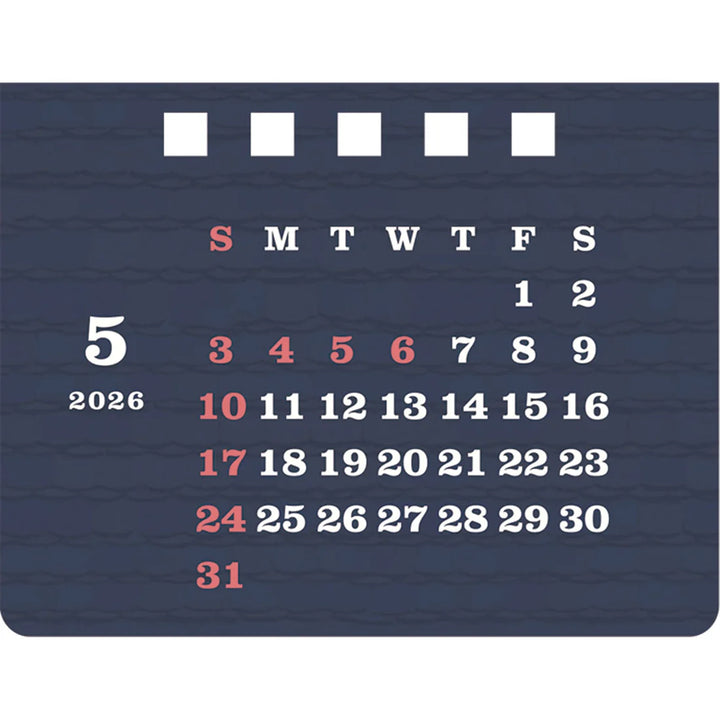 2026 Mini Desk Calendar | Flower Store
