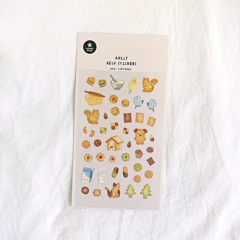 Suatelier Let's Bake Stickers Set
