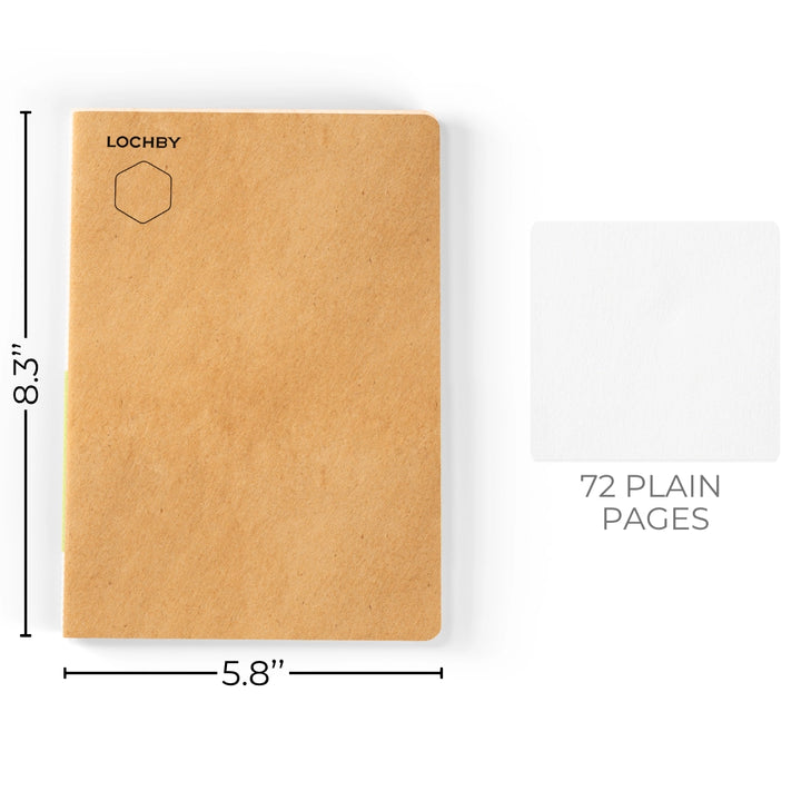 Tomoe River A5 Stitched-Bind Notebook | Plain