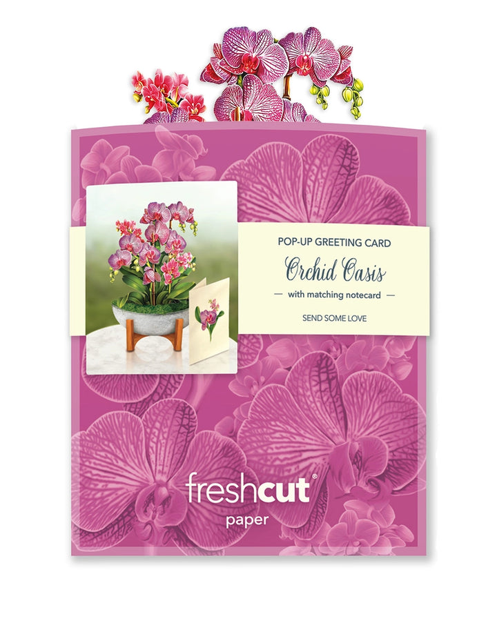 Orchid Oasis Mini Pop-Up Card