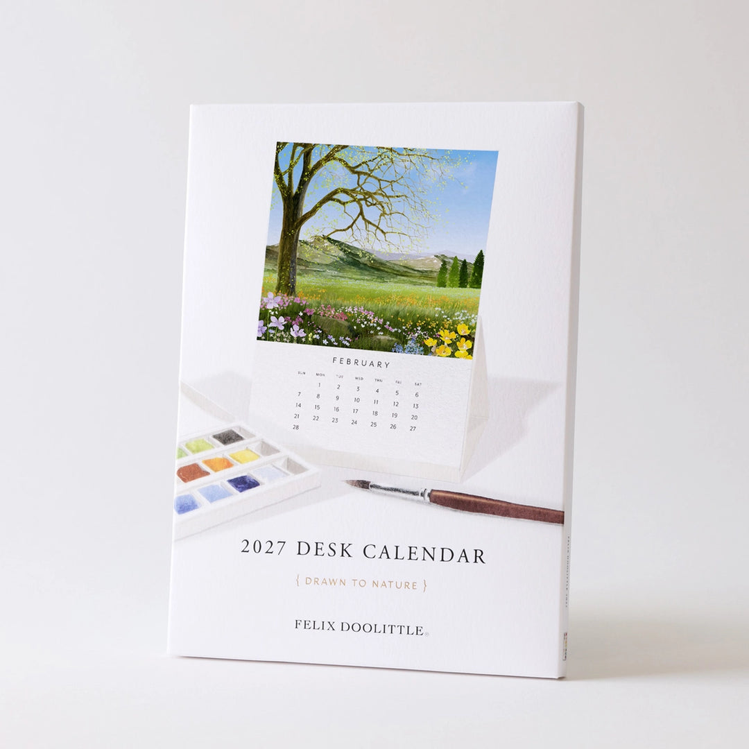 Drawn To Nature | 2027 Desk Calendar