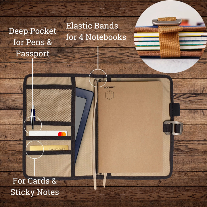 Canvas A5 Cover Field Journal | Brown