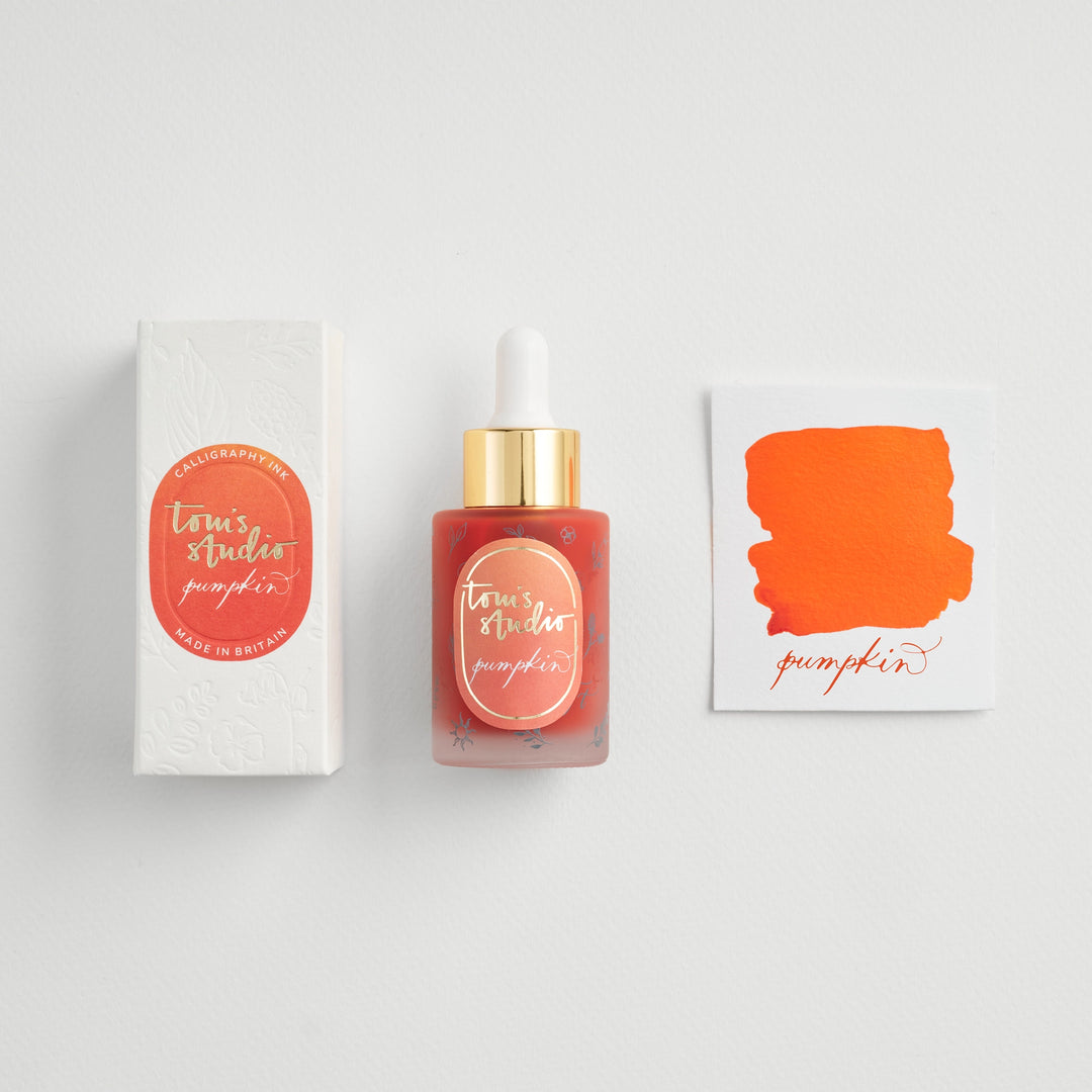 Tom's Studio Pumpkin Orange Calligraphy Ink
