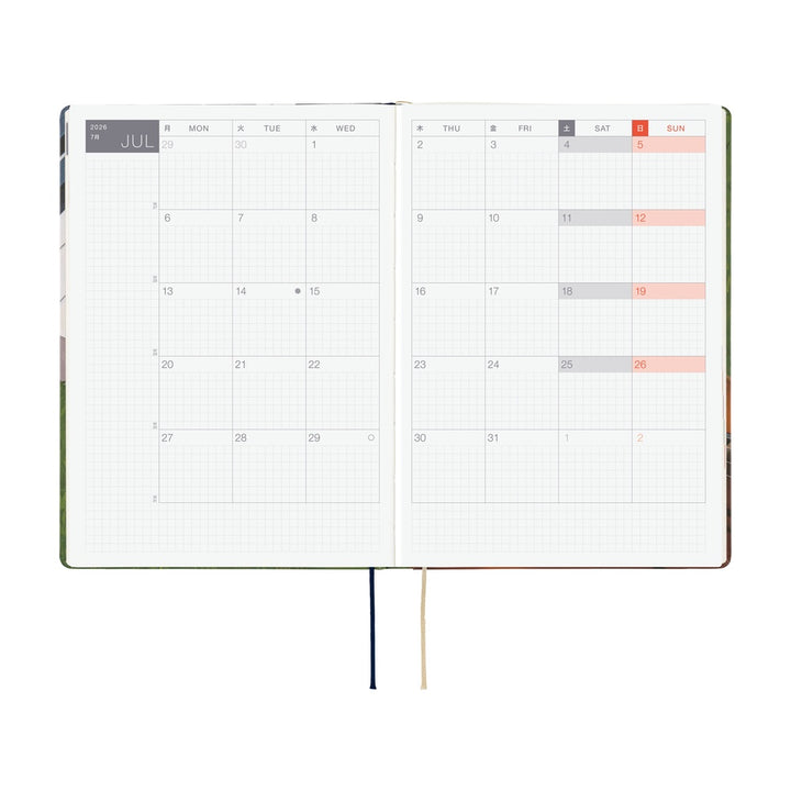 Hobonichi Techo 2026 A5 HON Planner | Hiroko Kubota: Waiting on the Chord | English