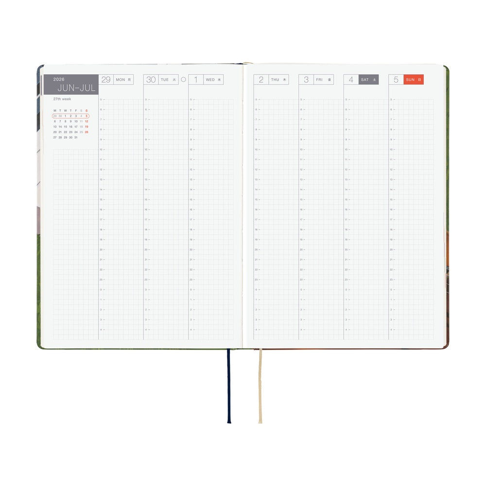 Hobonichi Techo 2026 A5 HON Planner | Hiroko Kubota: Waiting on the Chord | English