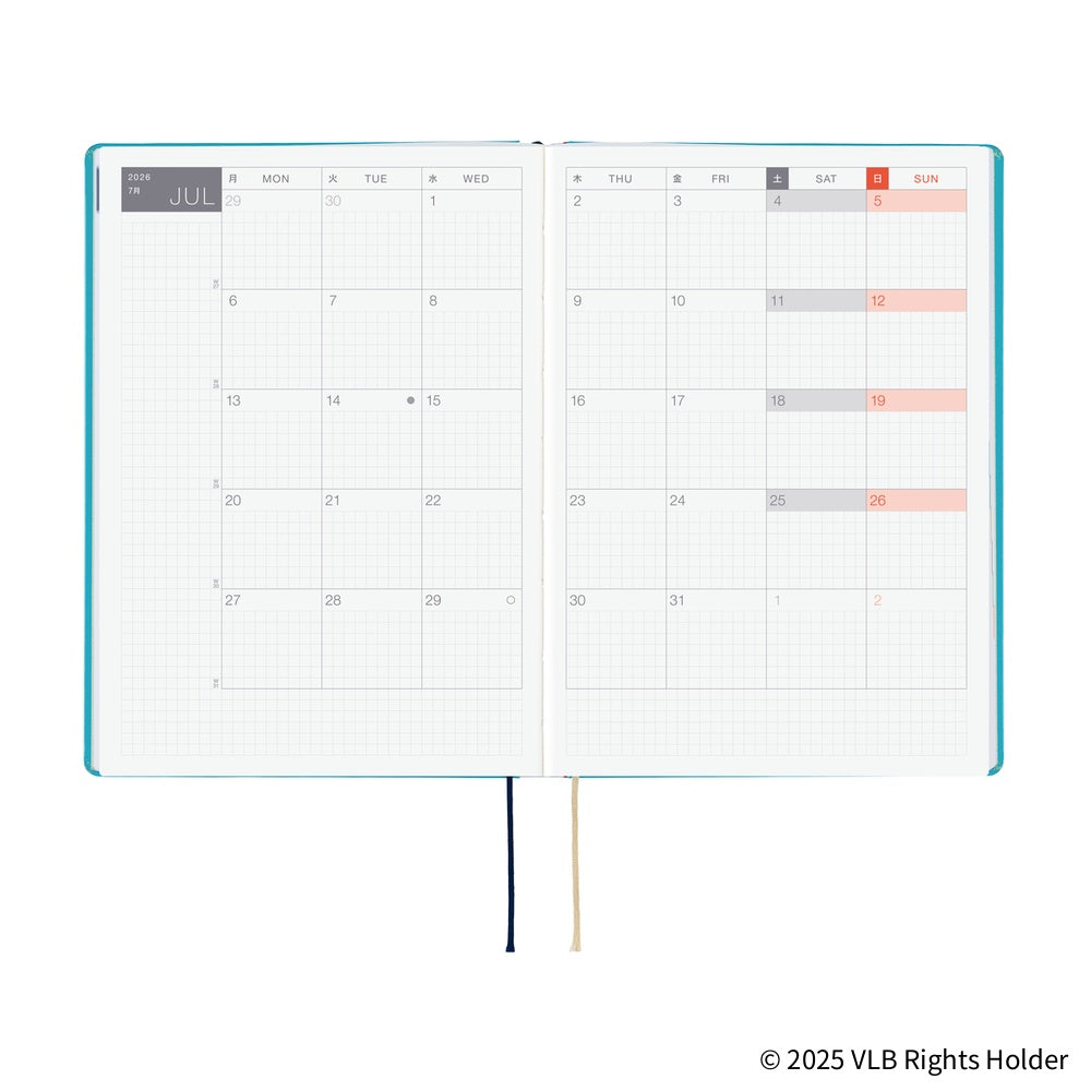 Hobonichi Techo 2026 A5 HON Planner | Virginia Lee Burton: The Little House | English