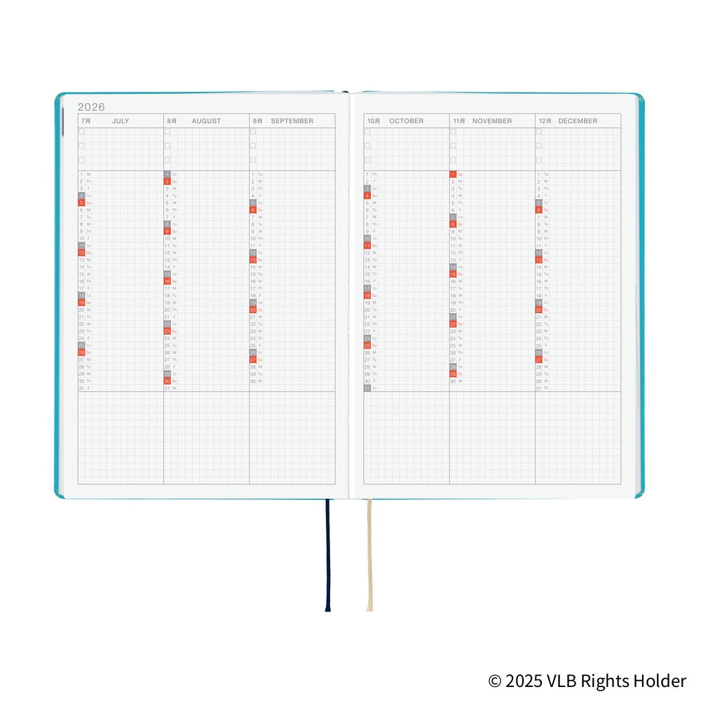 Hobonichi Techo 2026 A5 HON Planner | Virginia Lee Burton: The Little House | English