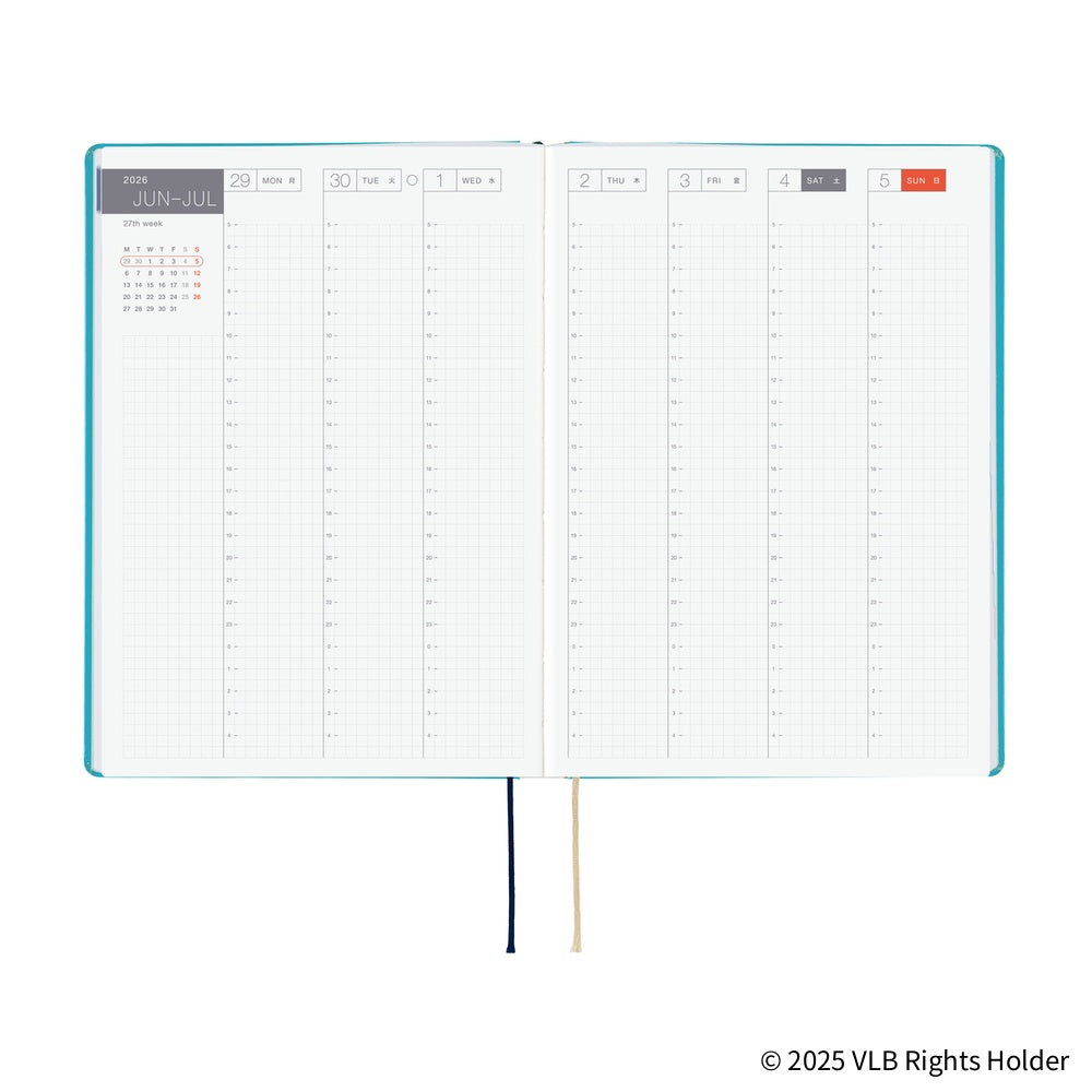 Hobonichi Techo 2026 A5 HON Planner | Virginia Lee Burton: The Little House | English