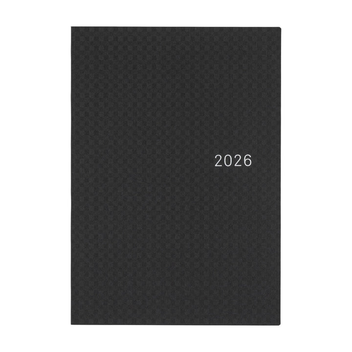 Hobonichi Techo 2026 A5 HON Planner | Paper Series: Black Gingham | English