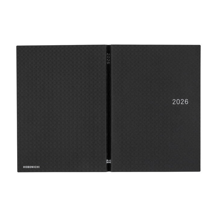 Hobonichi Techo 2026 A5 HON Planner | Paper Series: Black Gingham | English