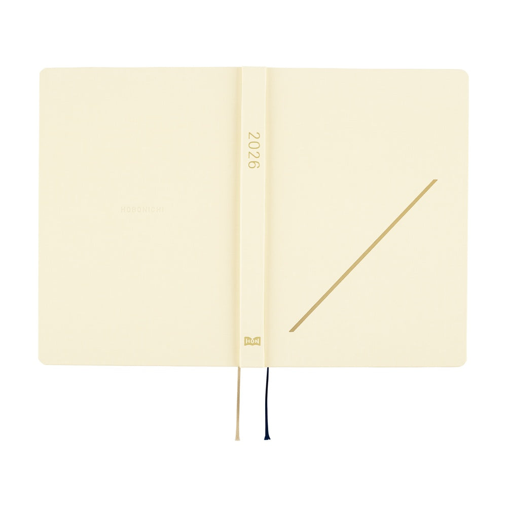 Hobonichi Techo 2026 A5 HON Planner | Slash Ivory | English