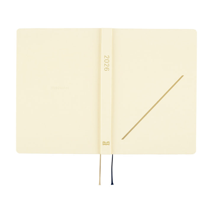 Hobonichi Techo 2026 A5 HON Planner | Slash Ivory | English