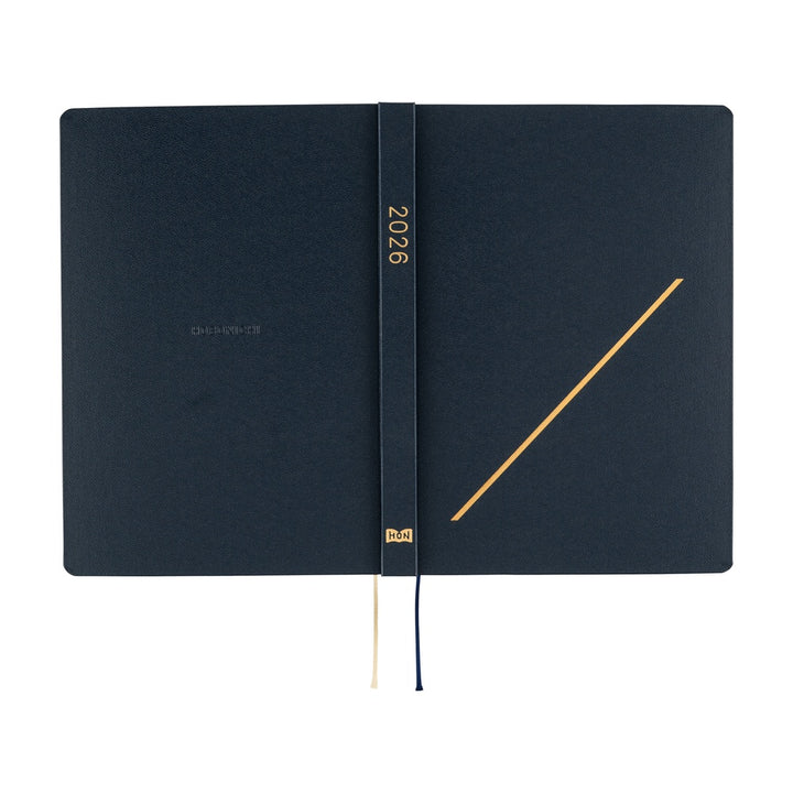 Hobonichi Techo 2026 A5 HON Planner | Slash Navy | English