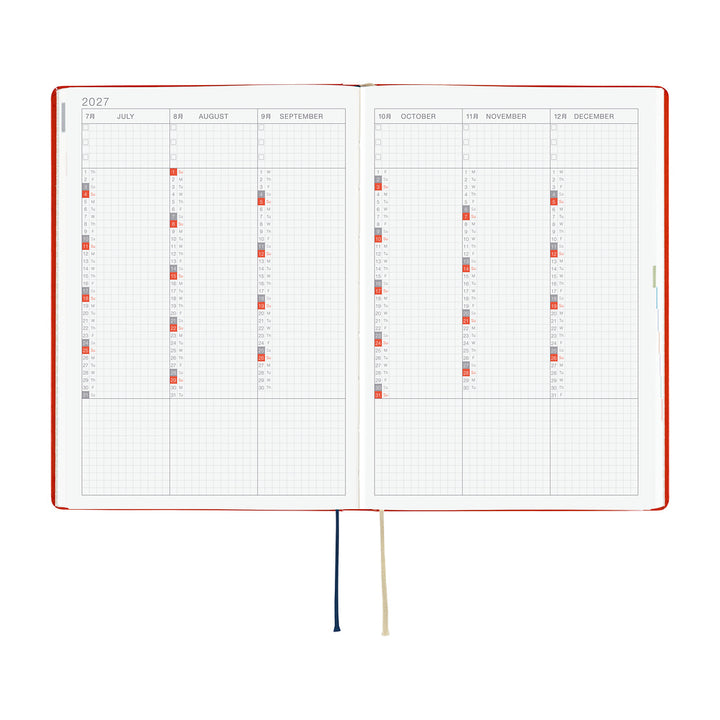 Hobonichi Techo 2026 A5 HON Planner | Yumi Kitagishi: White Cat and Rabbit’s Tea Room | English