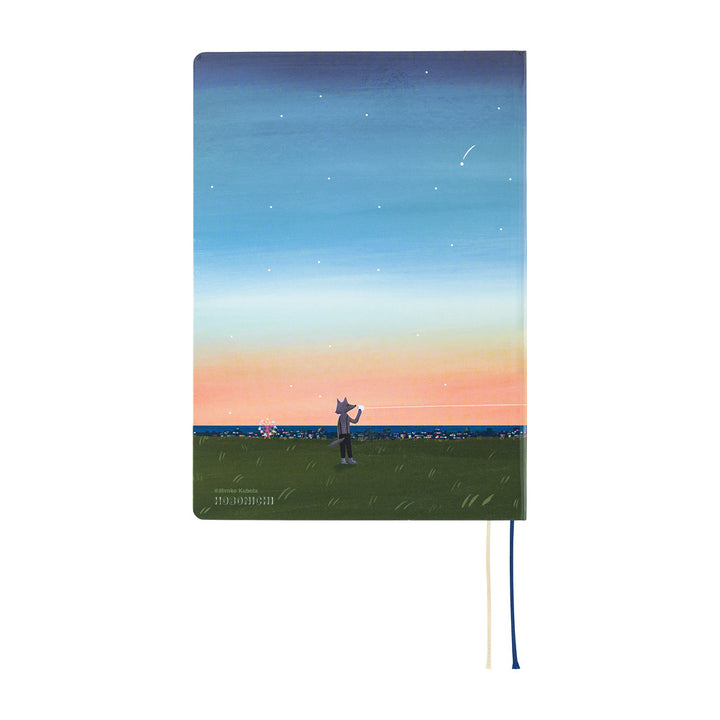 Hobonichi Techo 2026 A5 HON Planner | Hiroko Kubota: String Telephone Until the Moon is Full | English