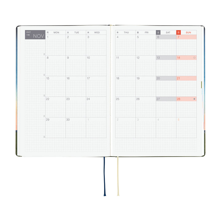 Hobonichi Techo 2026 A5 HON Planner | Hiroko Kubota: String Telephone Until the Moon is Full | English