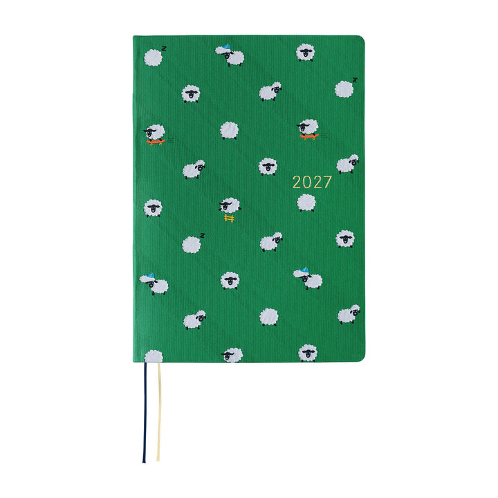Hobonichi Techo 2026 A5 HON Planner | Bow & Tie: Sheep Sheep Sheep | English