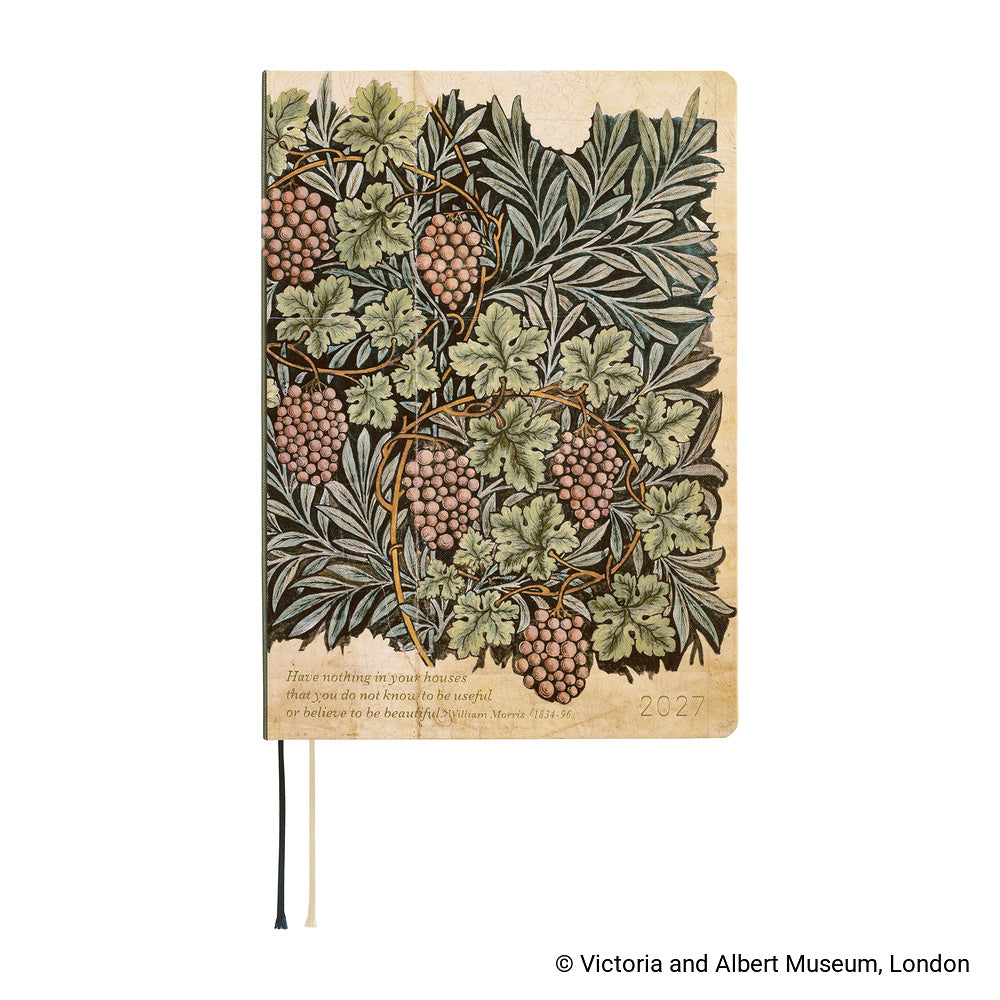 Hobonichi Techo 2026 A5 HON Planner | V&A Series: Vine | English